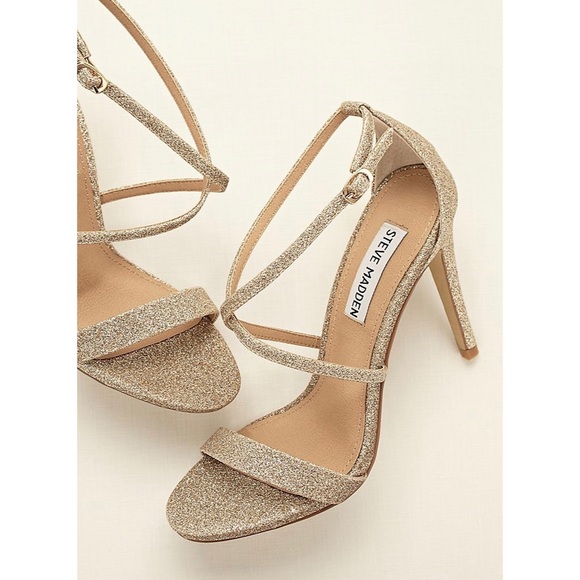 Steve Madden Shoes - Steve Madden Glitter Sandal Heels